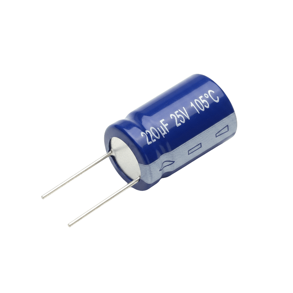 Condensateur électrolytique 220µF 25V 105°C pour alimentations - TogoMicroFarad Togo